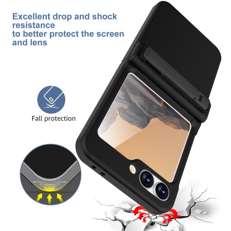 Hoesje Samsung Galaxy Z Flip 7 Fe Rubberen Afwerking Afwerking