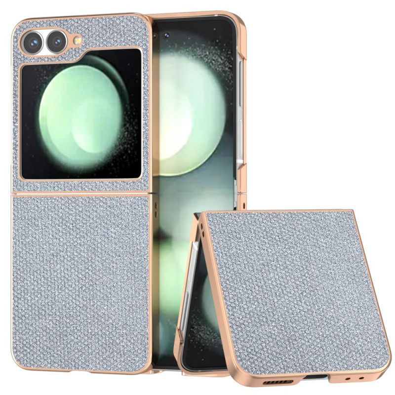 Hoesje Samsung Galaxy Z Flip 7 Fe Strass Textuur Bescherming Hoesje