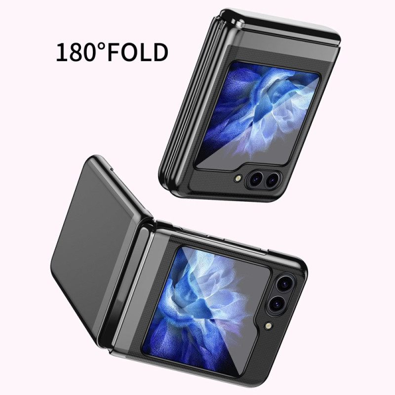 Hoesje Samsung Galaxy Z Flip 7 Fe Transparant Design En Metallic Effect
