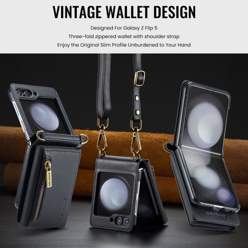Hoesje Voor Samsung Galaxy Z Flip 7 Fe Dg.ming Crossbodyriem