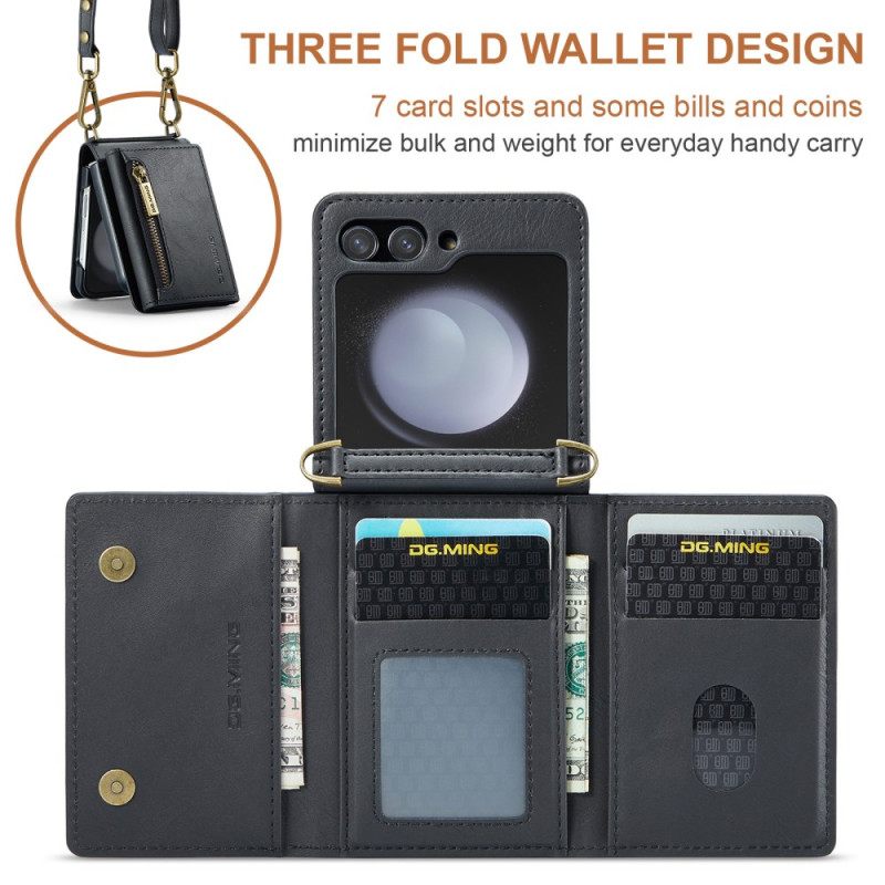 Hoesje Voor Samsung Galaxy Z Flip 7 Fe Dg.ming Crossbodyriem