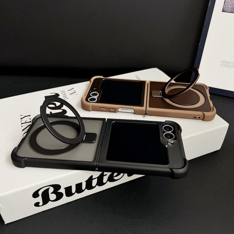 Hoesje Voor Samsung Galaxy Z Flip 7 Fe Ingebouwde Magnetische Standaard