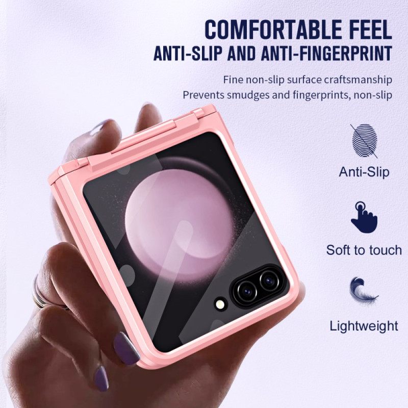 Hoesje Voor Samsung Galaxy Z Flip 7 Fe Klassieke Gehard Glazen Schermbeschermer