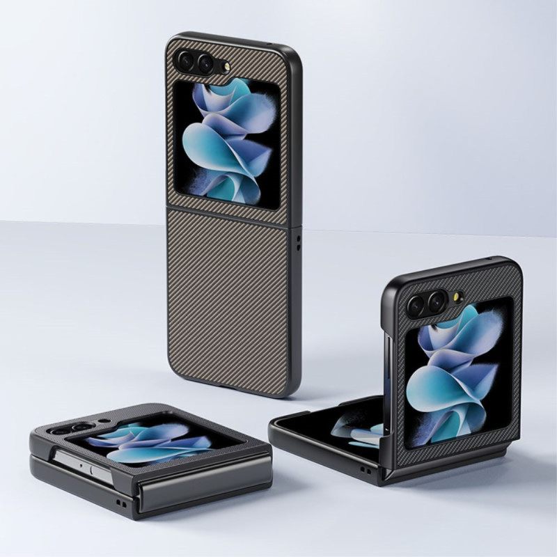 Hoesje Voor Samsung Galaxy Z Flip 7 Fe Koolstofvezelafwerking