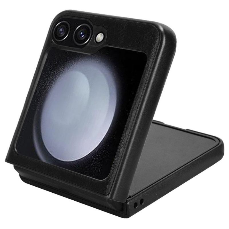 Hoesje Voor Samsung Galaxy Z Flip 7 Fe Kunstleren Stiksels