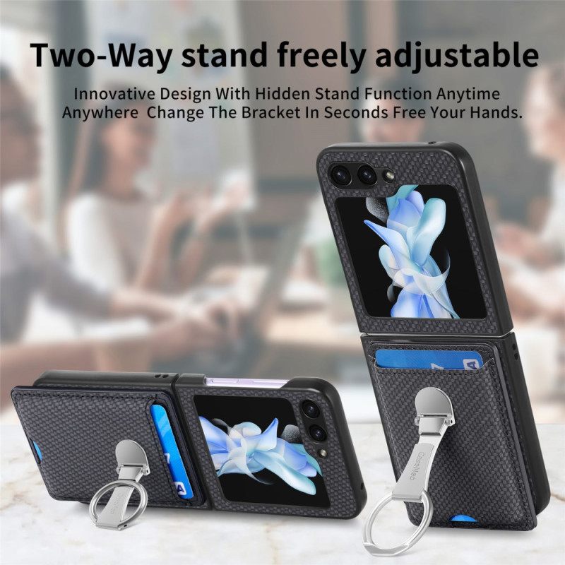 Hoesje Voor Samsung Galaxy Z Flip 7 Fe Opvouwbare Standaard En Kaarthouder