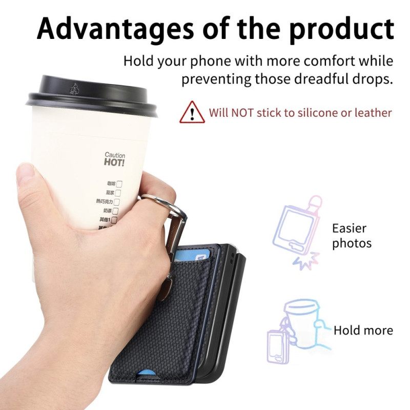 Hoesje Voor Samsung Galaxy Z Flip 7 Fe Opvouwbare Standaard En Kaarthouder