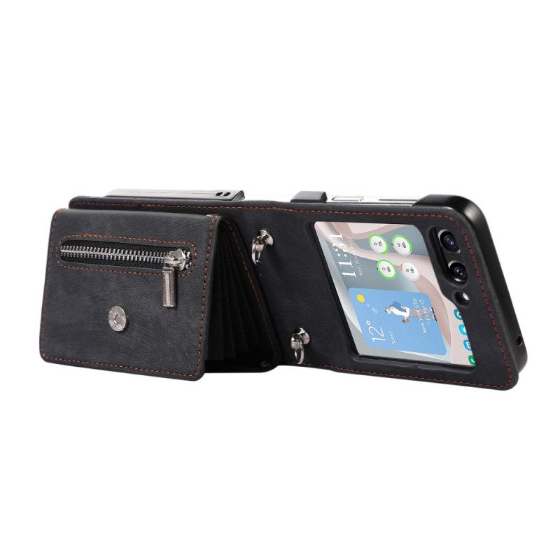 Hoesje Voor Samsung Galaxy Z Flip 7 Fe Portemonnee En Schouderband