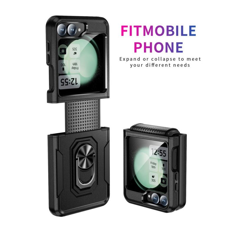 Hoesje Voor Samsung Galaxy Z Flip 7 Fe Robuust Met Ringstandaard