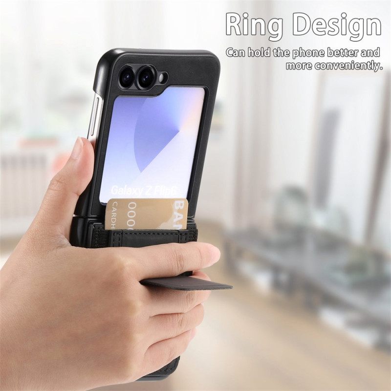Hoesje Voor Samsung Galaxy Z Flip 7 Fe Standaard En Kaarthouder