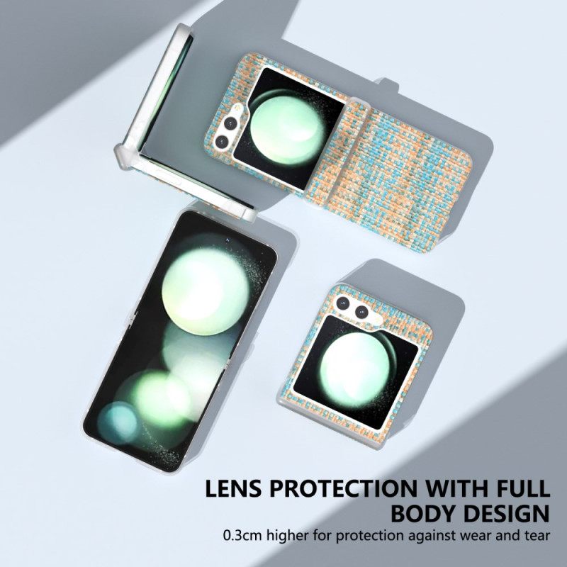 Hoesje Voor Samsung Galaxy Z Flip 7 Fe Stoffen Effect