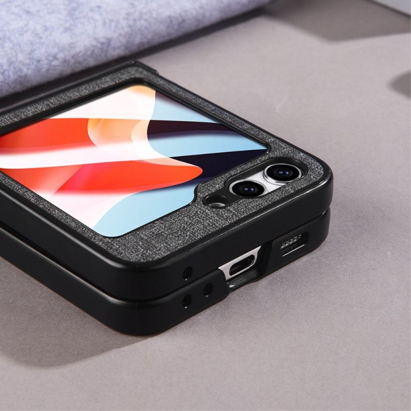 Hoesje Voor Samsung Galaxy Z Flip 7 Fe Stoffen Structuur