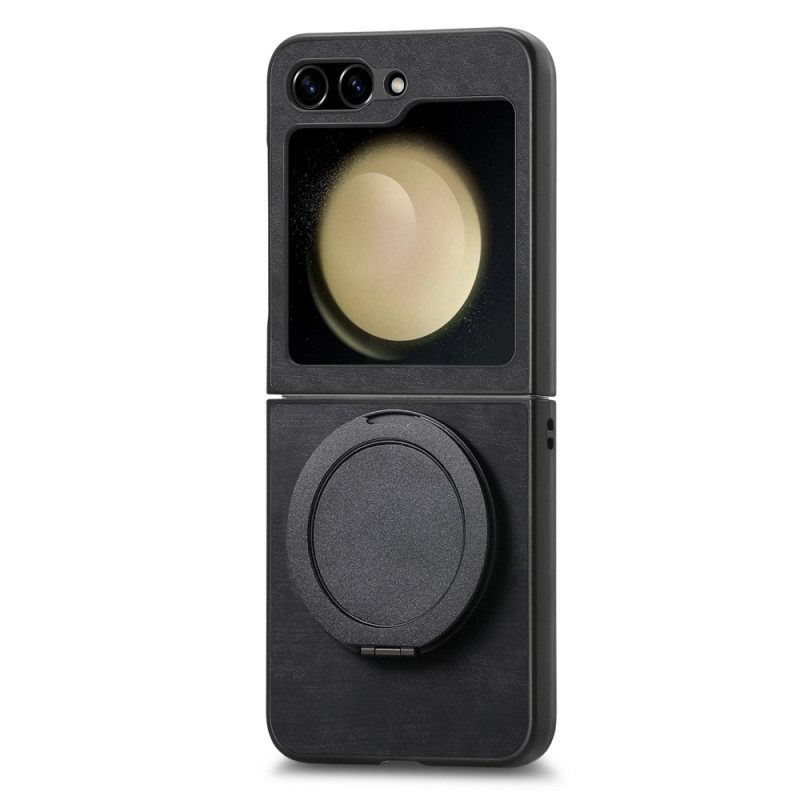 Hoesje Voor Samsung Galaxy Z Flip 7 Fe Suède-effect Met Draaibare Standaard