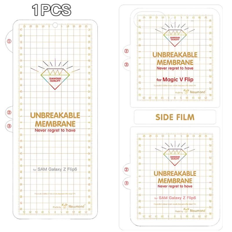 Schermbeschermers Voor Voor- En Achterkant Voor Samsung Galaxy Z Flip 7 Fe / Z Flip 6