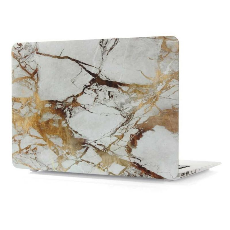 Macbook Pro 13 Inch Marmeren Omhulsel - Goud / Grijs