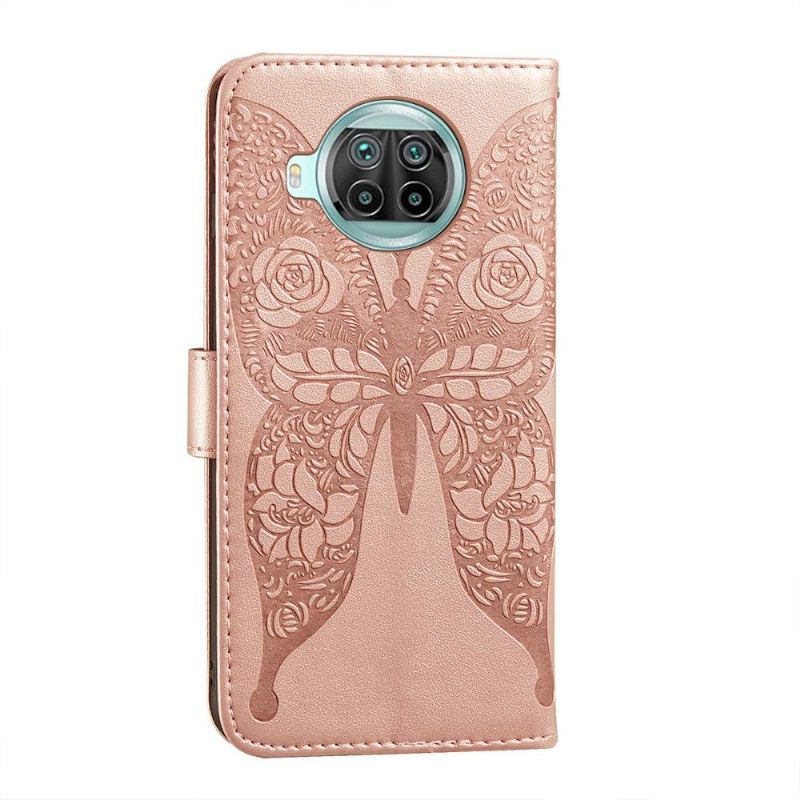 Cover voor Xiaomi Mi 10T Lite Reliëfvlinder