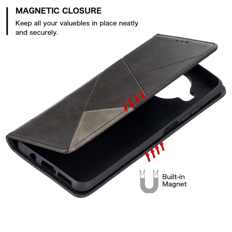 Folio-hoesje voor Xiaomi Mi 10T Lite Célinia Stijl Lederen Kaarthouder