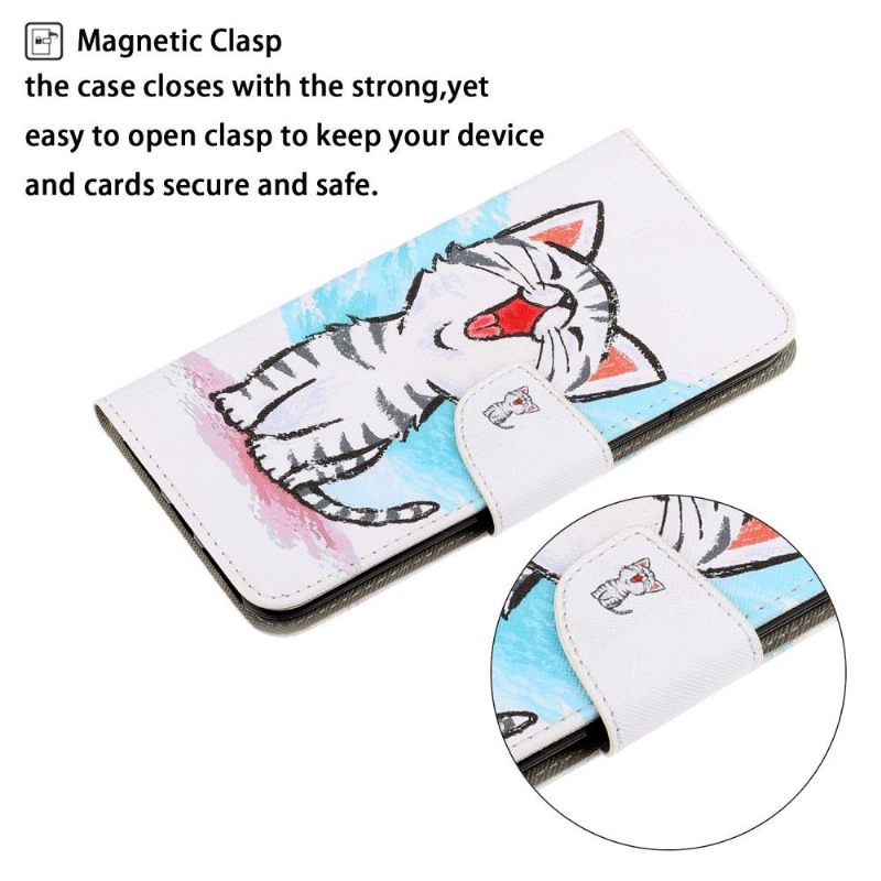 Folio-hoesje voor Xiaomi Mi 10T Lite Chatinhoud