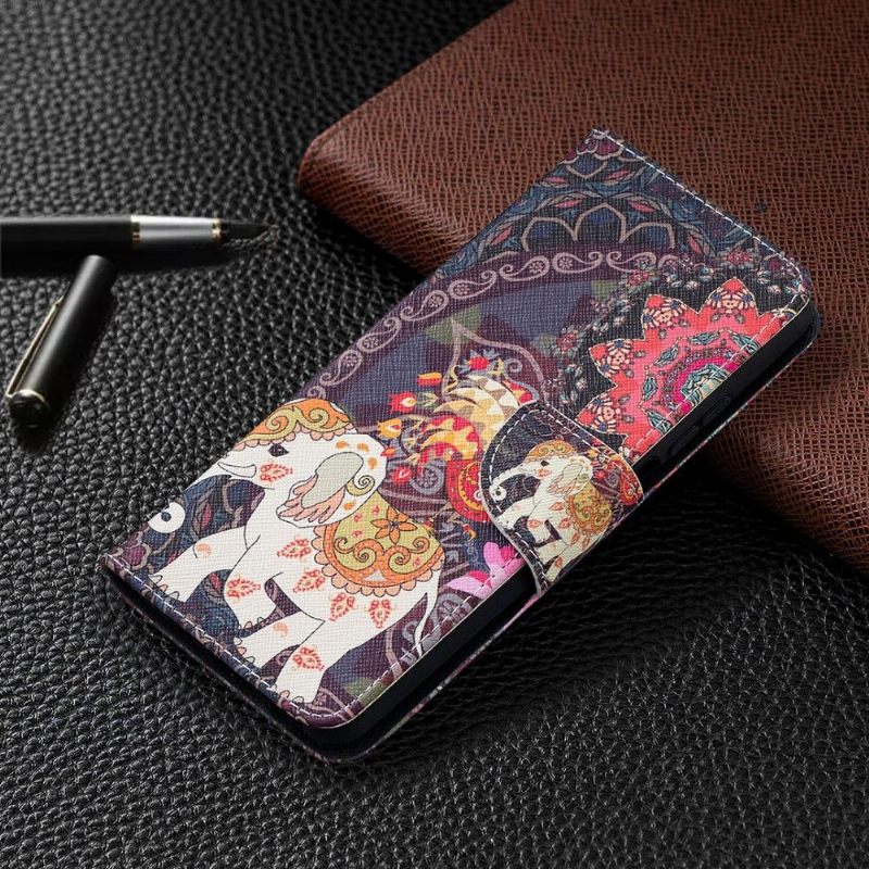 Folio-hoesje voor Xiaomi Mi 10T Lite Indische Olifant