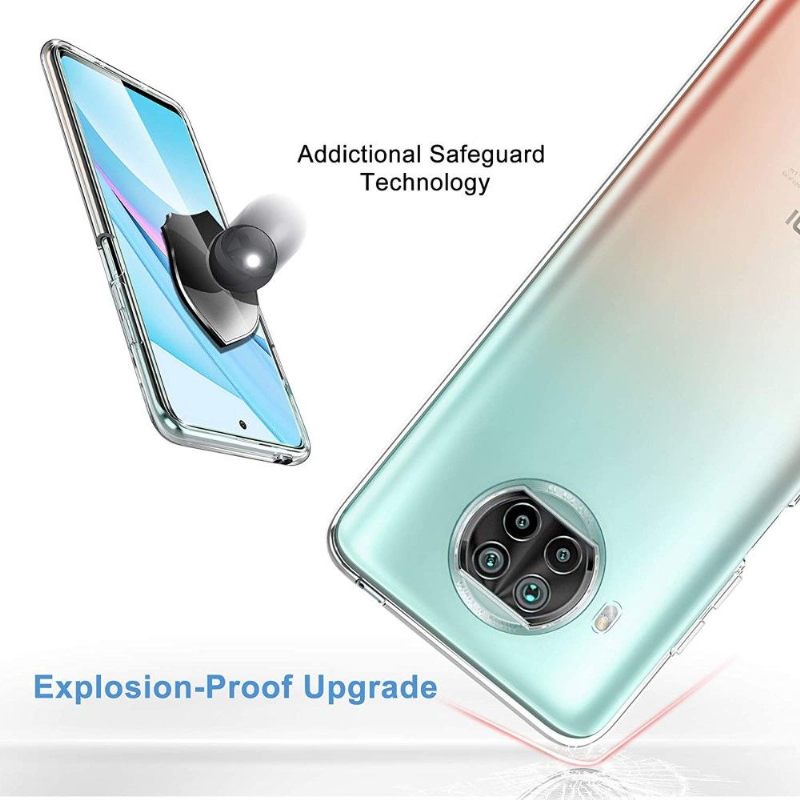 Hoesje voor Xiaomi Mi 10T Lite Bescherming Hoesje T Lite + Screenprotector Van Gehard Glas