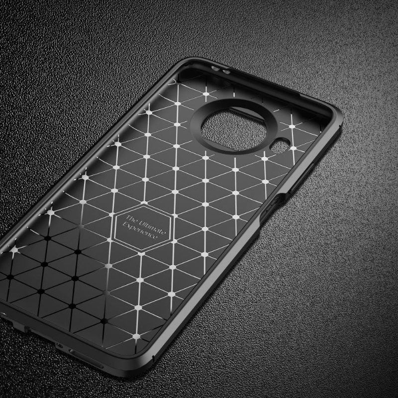 Hoesje voor Xiaomi Mi 10T Lite Koolstofvezeleffect