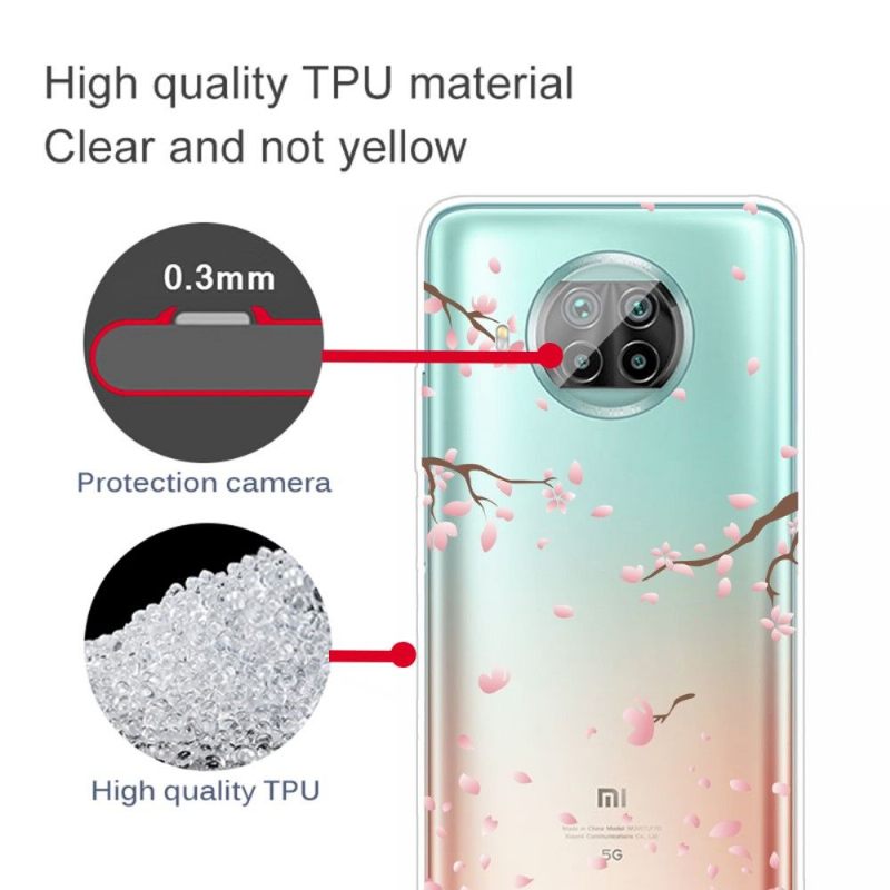 Hoesje voor Xiaomi Mi 10T Lite Roze Bloem