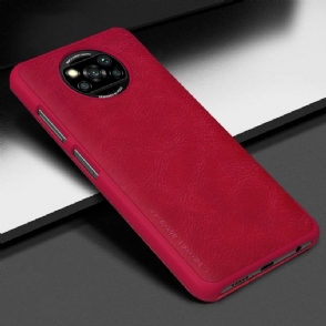 Leren Hoesje voor Xiaomi Mi 10T Lite Bescherming Qin-serie Leereffect