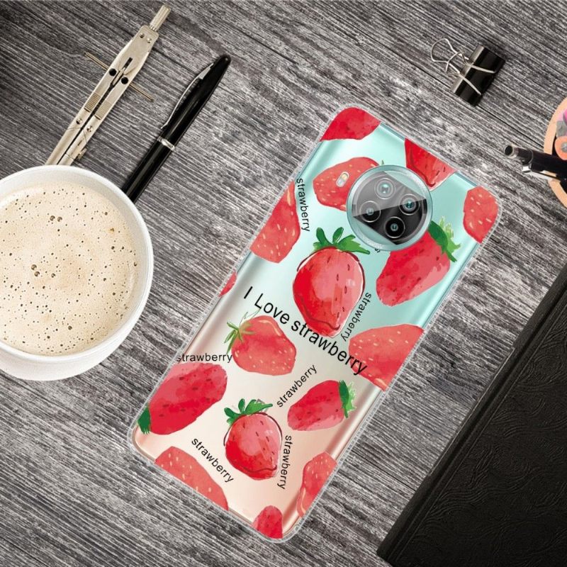 Telefoonhoesje voor Xiaomi Mi 10T Lite Bescherming Aardbei