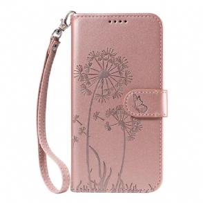 Bescherming Hoesje Oppo Reno 14f 5g Paardenbloemen Met Koord