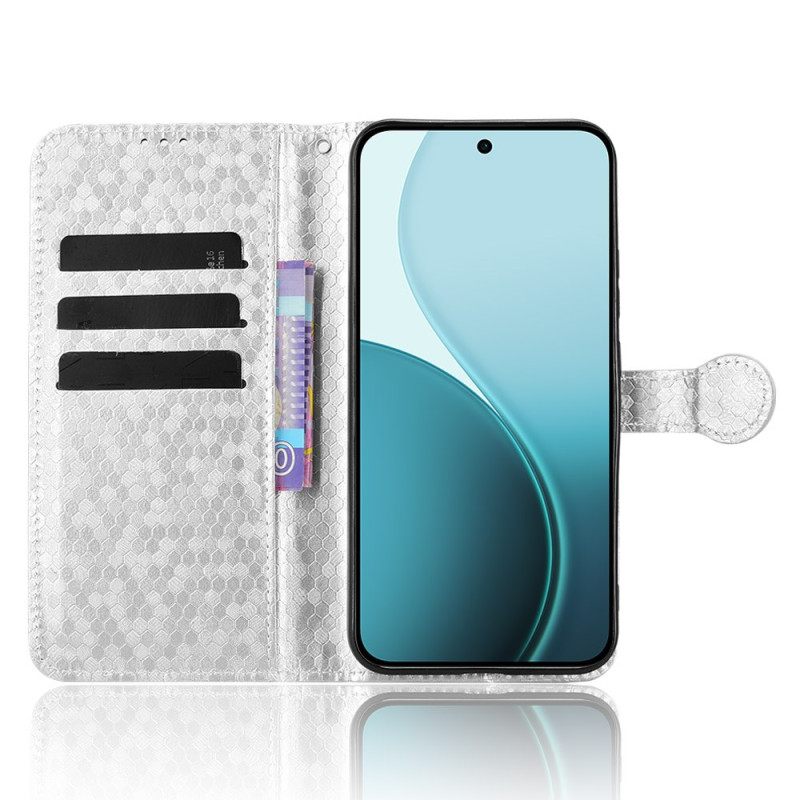 Flip Case Leren Oppo Reno 14f 5g Glanzend