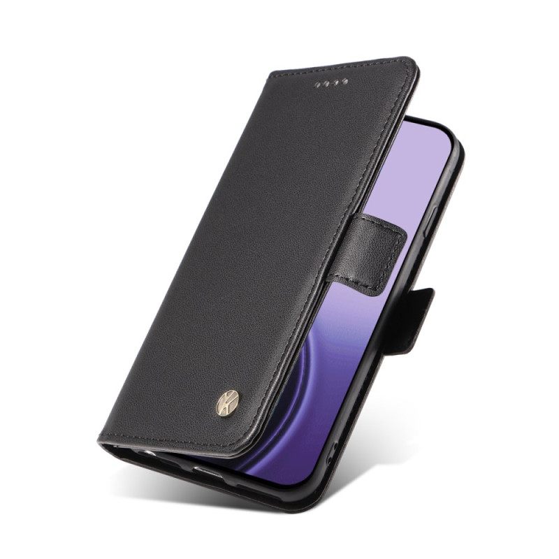 Flip Case Leren Oppo Reno 14f 5g Yikatu