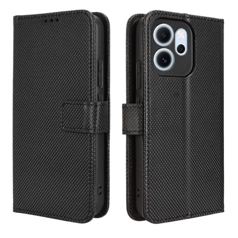 Folio-hoesje Oppo Reno 14f 5g Diamantpatroon