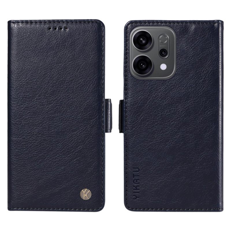 Leren Hoesje Voor Oppo Reno 14f 5g Vintage Yikatu