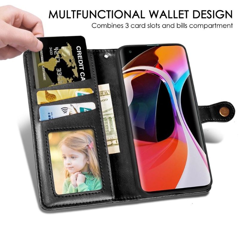 Folio-hoesje voor Xiaomi Mi 10 / 10 Pro Anti-fall Indila Kunstleer