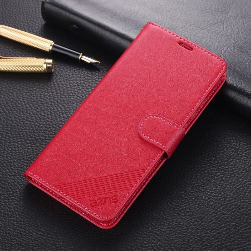 Folio-hoesje voor Xiaomi Mi 10 / 10 Pro Azns Retro Leder Effect