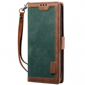 Folio-hoesje voor Xiaomi Mi 10 / 10 Pro Portemonnee Met Ketting Vintage Portemonnee