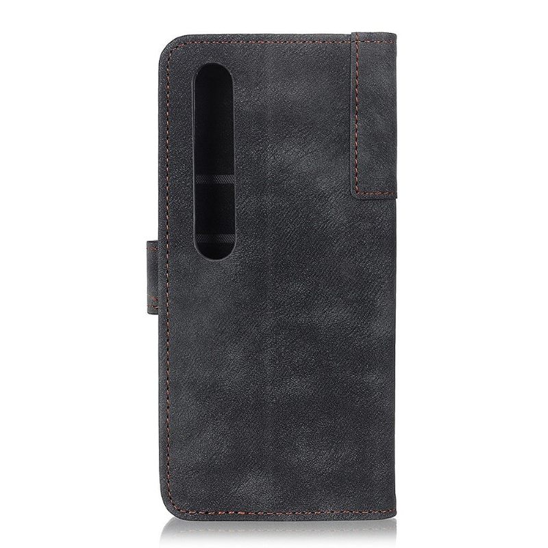 Folio-hoesje voor Xiaomi Mi 10 / 10 Pro Vintage-ondersteuningsfunctie