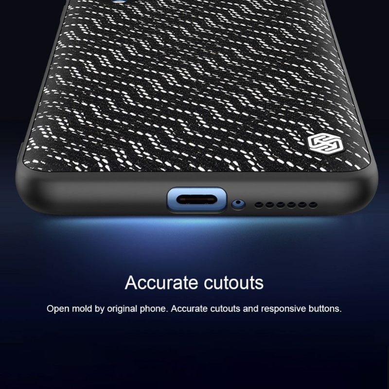 Hoesje voor Xiaomi Mi 10 / 10 Pro Pro Shiny Series - Zwart / Zilver