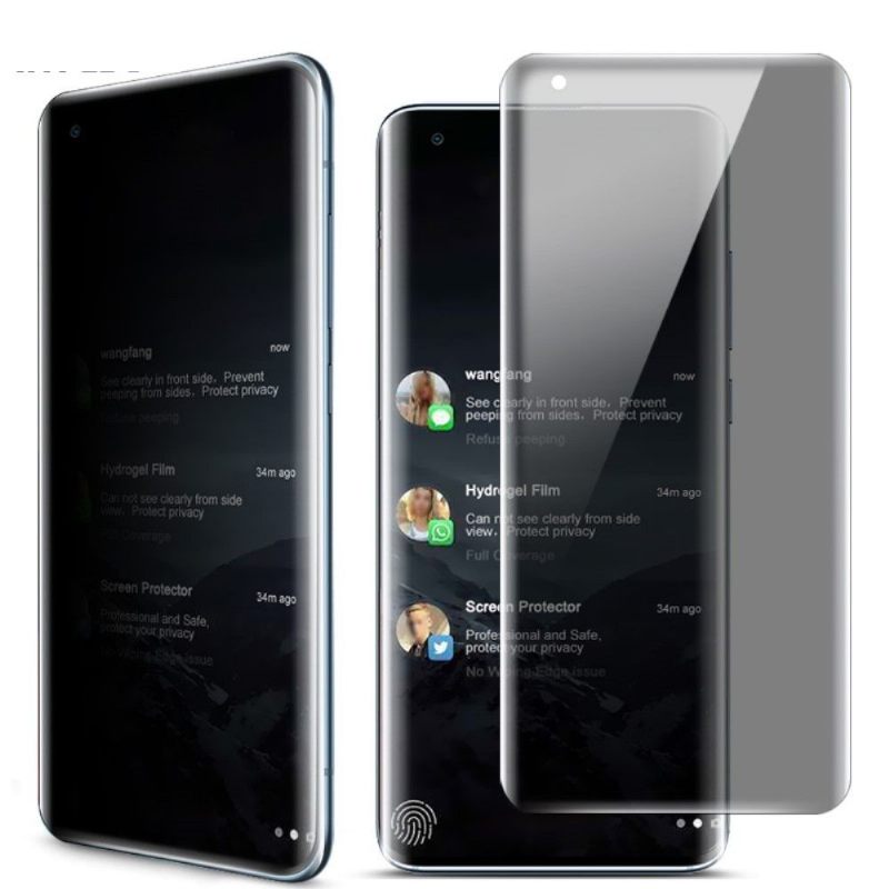 Xiaomi Mi 10 / Mi 10 Pro Schermbeschermer Van Gehard Glas En Privacyfilter