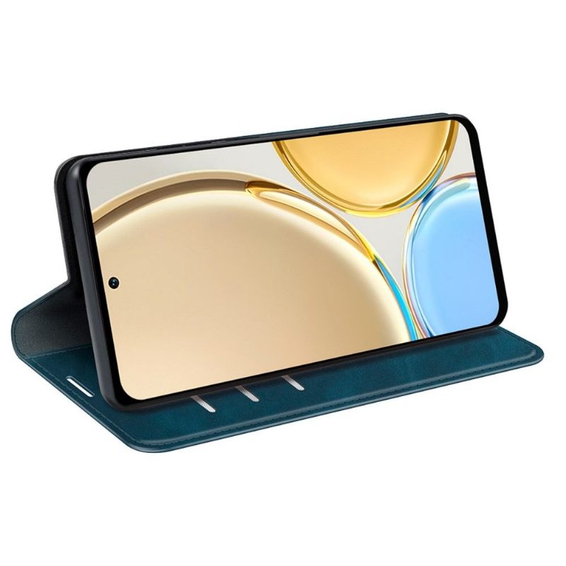 Cover voor Honor Magic 4 Lite Anti-fall Kunstleer Stand Functie