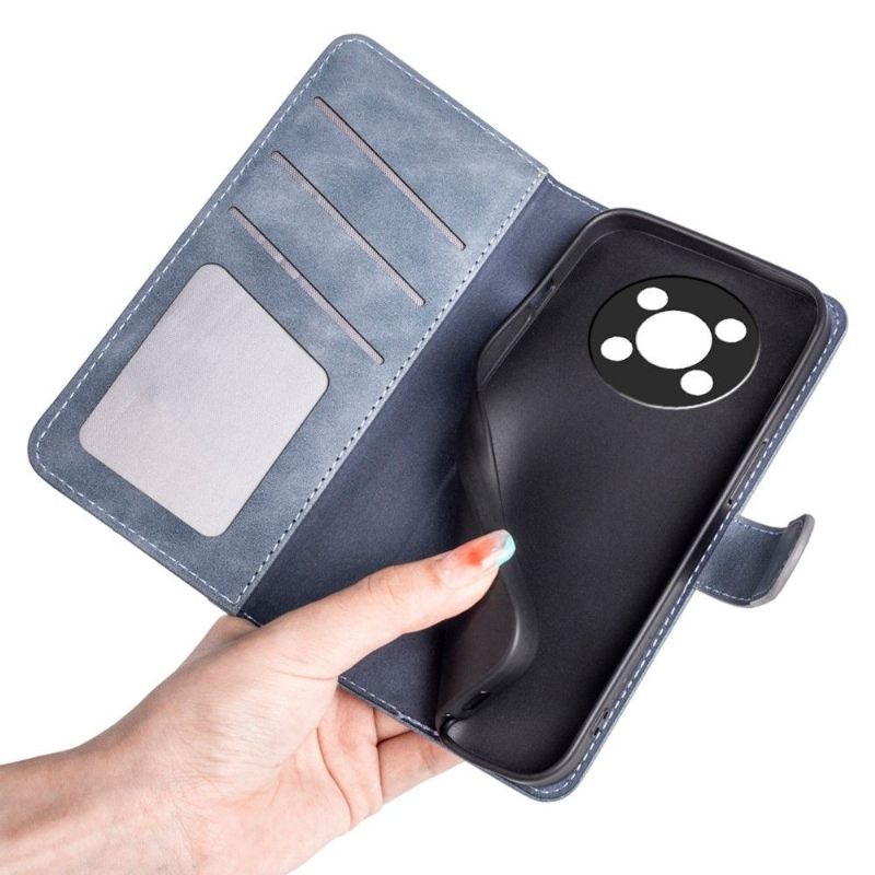 Flip Case voor Honor Magic 4 Lite Folio-hoesje Tweekleurige Foliostandaard