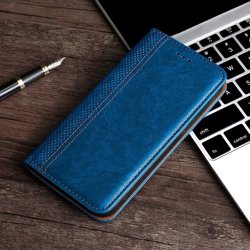 Folio-hoesje voor Honor Magic 4 Lite Folio-naden Omdraaien