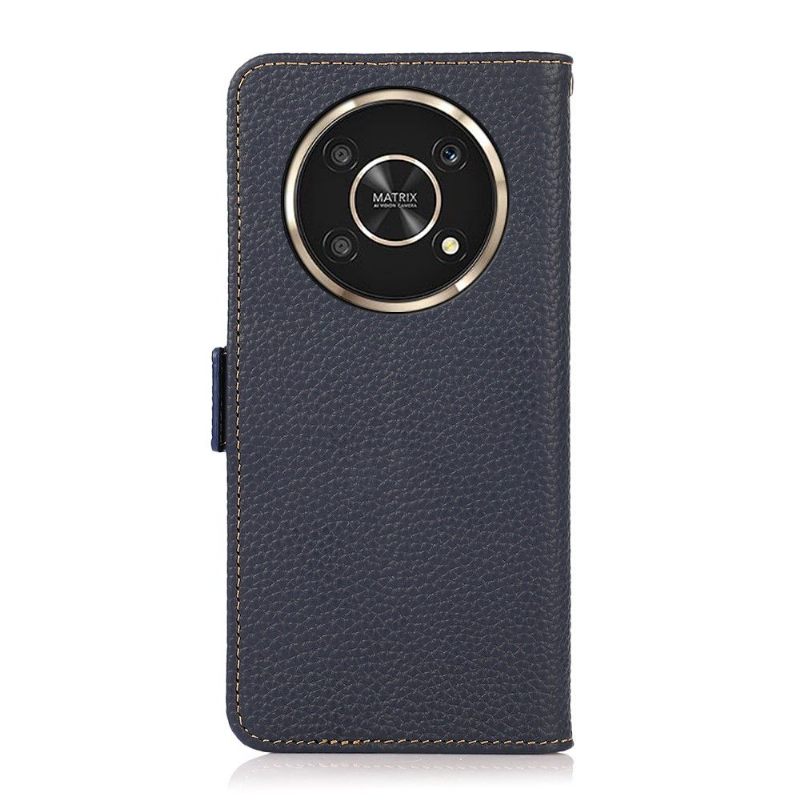 Folio-hoesje voor Honor Magic 4 Lite Khazneh Generfd Leer Eerst