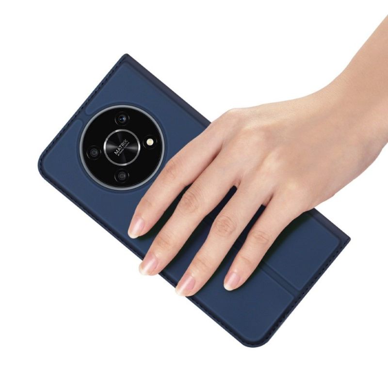 Folio-hoesje voor Honor Magic 4 Lite Zakelijk Satijneffect