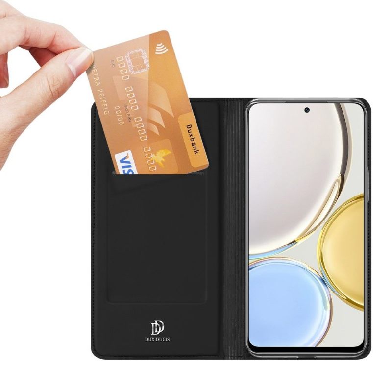 Folio-hoesje voor Honor Magic 4 Lite Zakelijk Satijneffect
