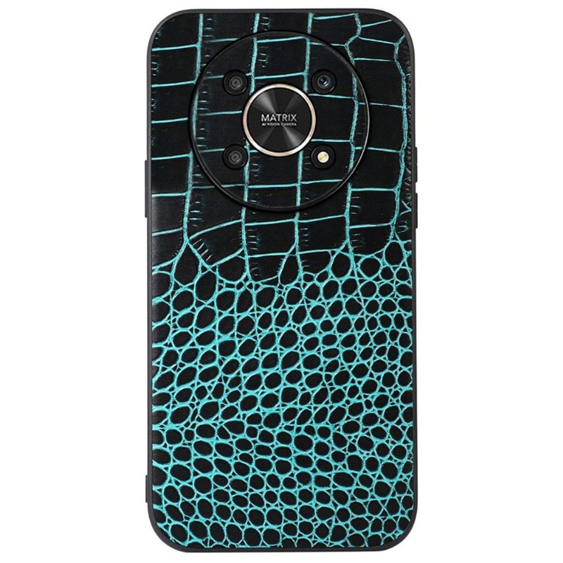 Hoesje voor Honor Magic 4 Lite Colette Leer Met Krokodilleneffect
