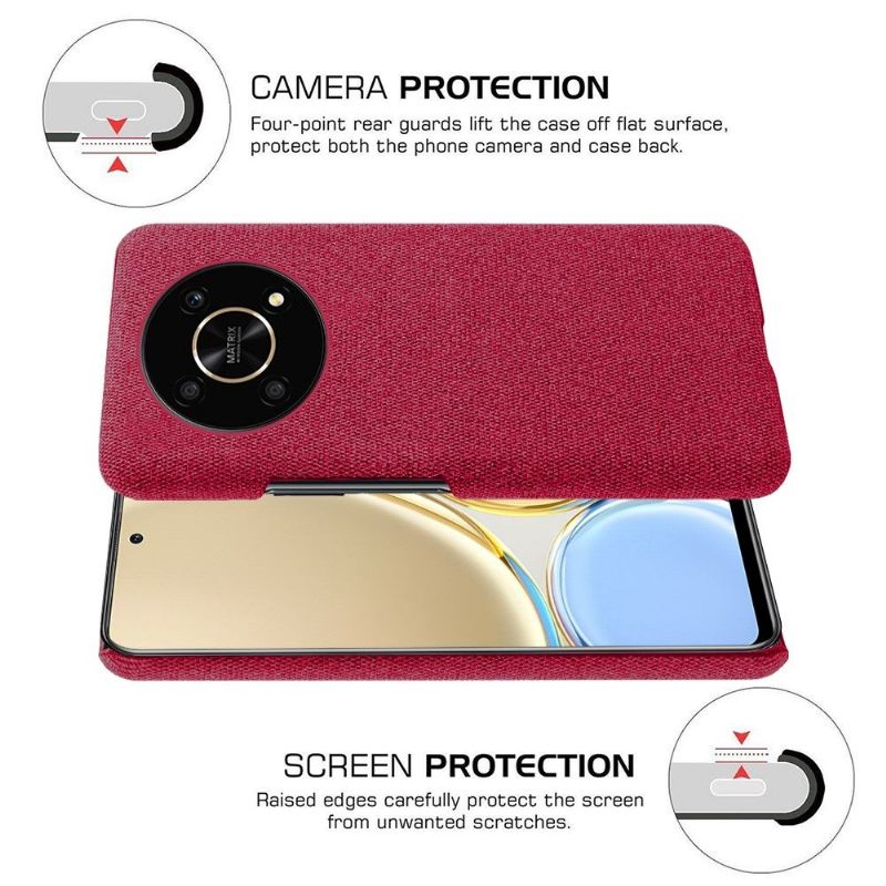 Hoesje voor Honor Magic 4 Lite Stoffen Bekleding