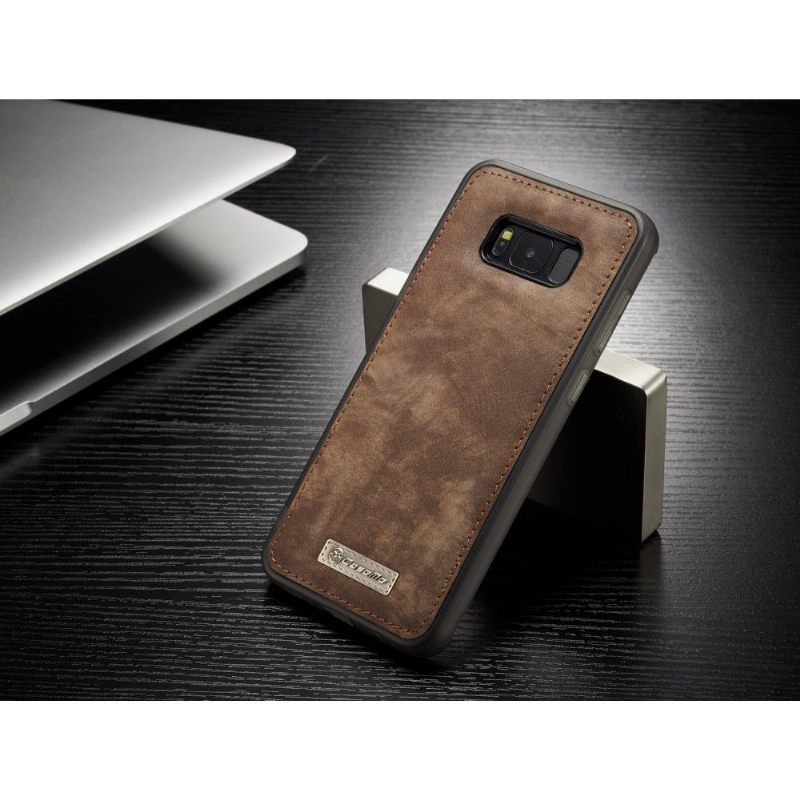Hoesje Folio-hoesje voor Samsung Galaxy S8 Plus Kaarthouder - Bruin