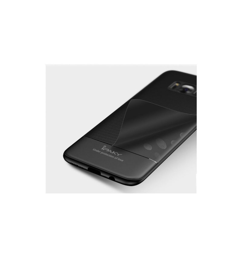 Hoesje voor Samsung Galaxy S8 Plus Ipaky Karbon