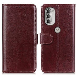 Folio-hoesje voor Moto G51 5G Bevroren Finesse